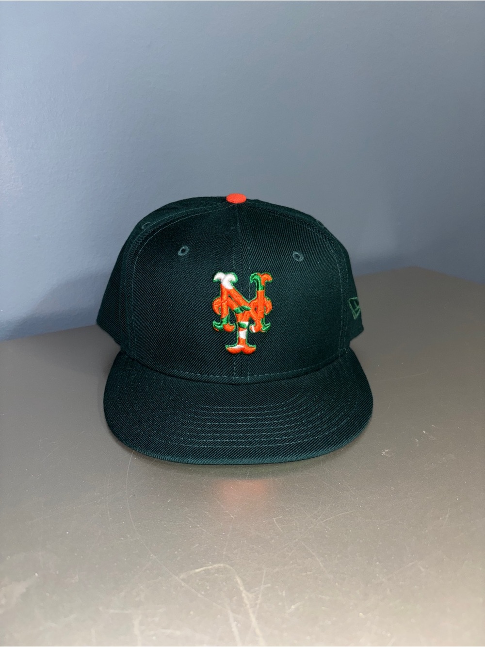 NY METS CAMO NEW ERA FITTED hat 7 1/2
